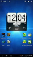 Shots fo the HTC Flyer running Honeycomb