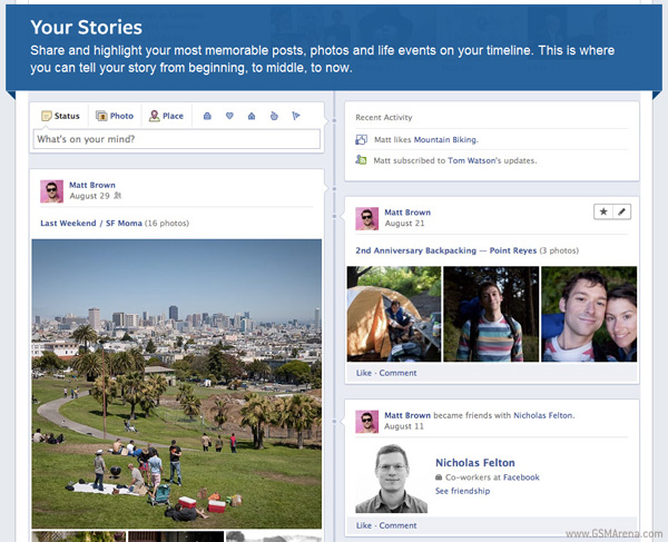 gsmarena 001 Facebook introduces Timeline, Music and a whole bunch of other things