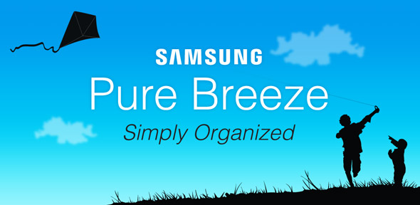 Samsung Pure Breeze UI Banner