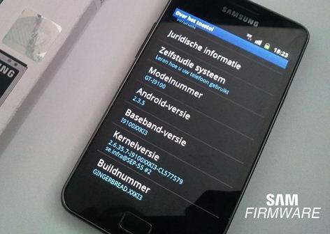gsmarena 001 Samsung Galaxy S II Android 2.3.5 update leaks   yours to try, if you dare