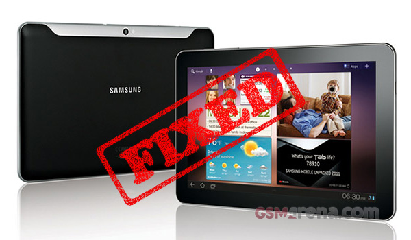 gsmarena 001 Samsung fixes the problems with the Android 3.2 update for the Galaxy Tab 10.1, releases it again