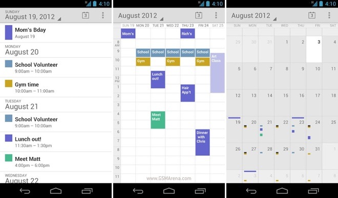 Android Calendar