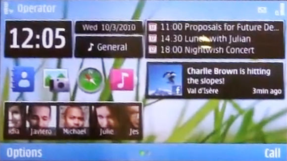 Symbian^3 live demo