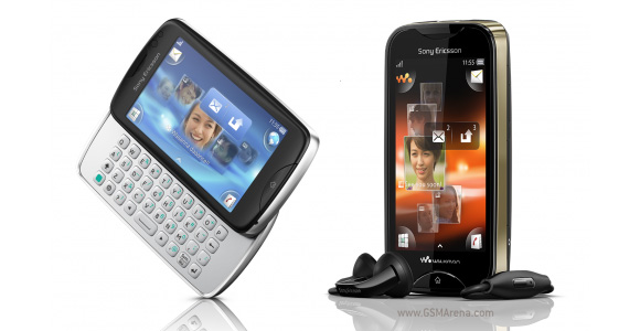 Sony Ericsson TXT Pro dan Sony Ericsson Mix Walkman