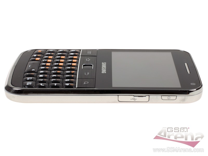 harga hp Samsung Galaxy M Pro B7800 baru bekas, fitur spesifikasi ponsel handphone Qwerty layar sentuh, kelemahan kekurangan dan kelebihan desain Samsung Galaxy M Pro B7800, gambar foto hp tipis bisa internet 3G/HSDPA, WiFi