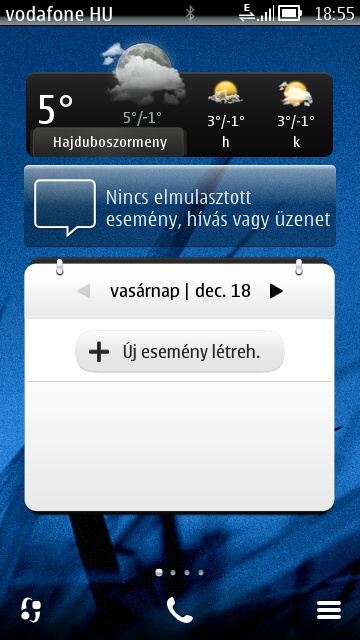 update symbian belle nokia n8, tampilan homescreen n8 belle, perubahan setelah memakai symbian belle, upgrade belle Nokia n8