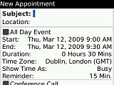 BlackBerry Curve 8900