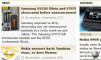 Internet Explorer Mobile 6 on HTC HD2