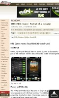 Opera Mobile 9.7 on HTC HD2