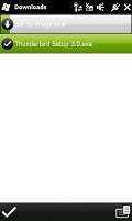 Opera Mobile 9.7 on HTC HD2
