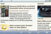 Mobile Safari on iPhone 3GS