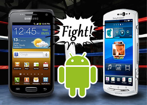 Galaxy W vs. Xperia Neo V