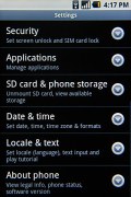 Samsung I7500 Galaxy screenshot