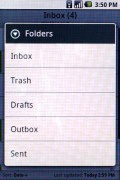 Samsung I7500 Galaxy screenshot