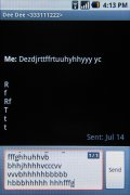 Samsung I7500 Galaxy screenshot