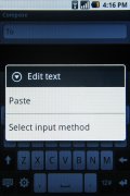 Samsung I7500 Galaxy screenshot