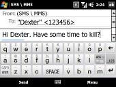 HTC Touch Diamond screenshot