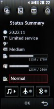 LG KF700 screenshot