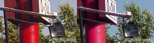 LG KF750 Secret vs LG KU990 Viewty