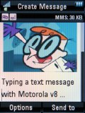 Screenshots of Motorola RAZR2 V8