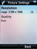 Screenshots of Motorola RAZR2 V8