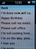 Screenshots of Motorola RAZR2 V8