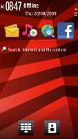 Nokia X6 screenshot