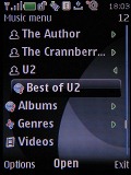 Screenshots of Nokia 6500 slide