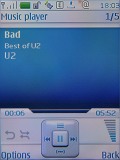 Screenshots of Nokia 6500 slide