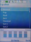 Screenshots of Nokia 6500 slide