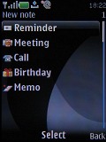 Screenshots of Nokia 6500 slide
