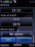 Screenshots of Nokia 6500 slide