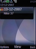 Screenshots of Nokia 6500 slide