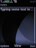Screenshots of Nokia 6500 slide
