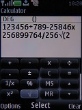 Screenshots of Nokia 6500 slide