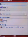 Screenshots of Nokia 6500 slide