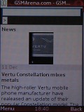Screenshots of Nokia 6500 slide