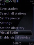 Screenshots of Nokia 6500 slide