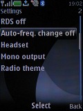 Screenshots of Nokia 6500 slide