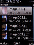 Screenshots of Nokia 8800 Arte interface