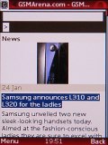 Screenshots of Nokia 8800 Arte interface
