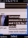 Screenshots of Nokia 8800 Arte interface
