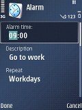 Nokia E51 screenshot