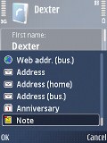 Nokia E51 screenshot