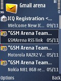 Nokia E51 screenshot