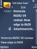 Nokia E51 screenshot