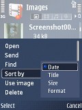 Nokia E51 screenshot