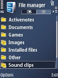 Nokia E51 screenshot