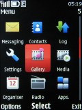 Nokia X3 screenshot