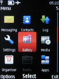 Nokia X3 screenshot